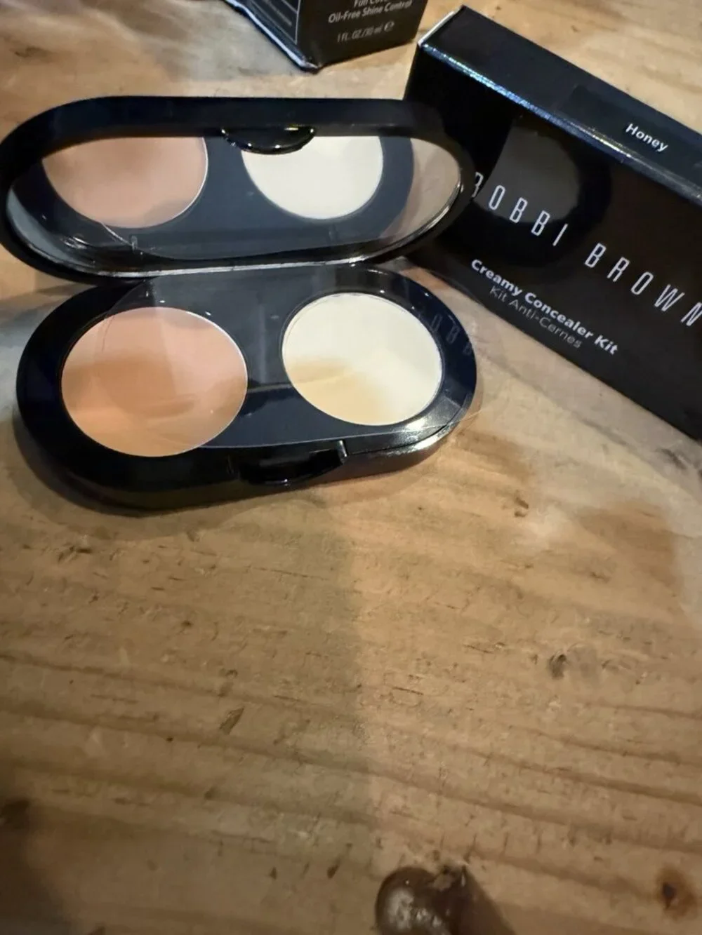 Bobbi Brown Creamy Concealer Kit Honey & Pale Yellow New W/ Box